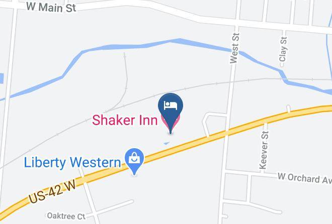 Shaker Inn Map