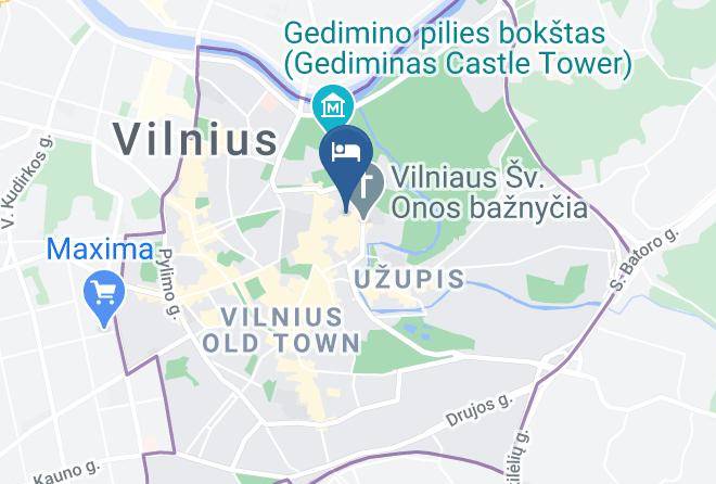 Vilnius - Shakespeare Boutique Hotel Vilnius Maps