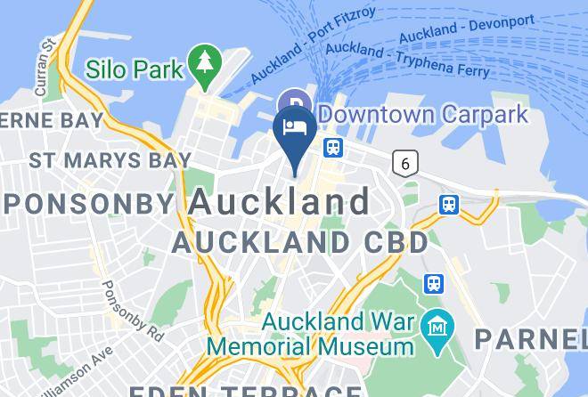 Auckland Auckland Central - The Shakespeare Restaurant & Brewery Maps