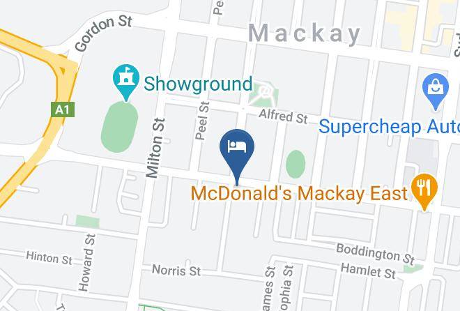 Shakespeare Motel Map