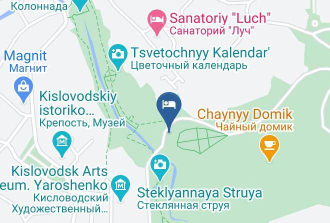 Kislovodsk - Shakhmatnyy Domik Maps