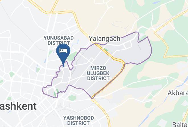 Tashkent - Shakh Sultan Hotel Maps