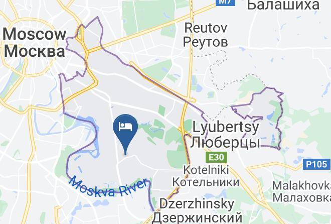 Moscow - Shakhter Hotel Maps