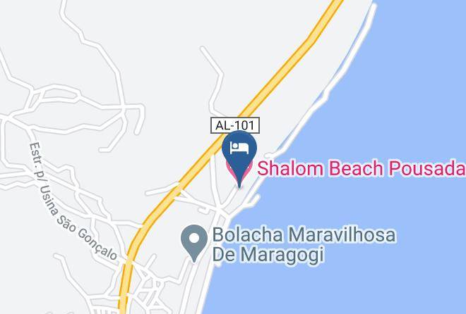 Maragoji - Shalom Beach Pousada Maps