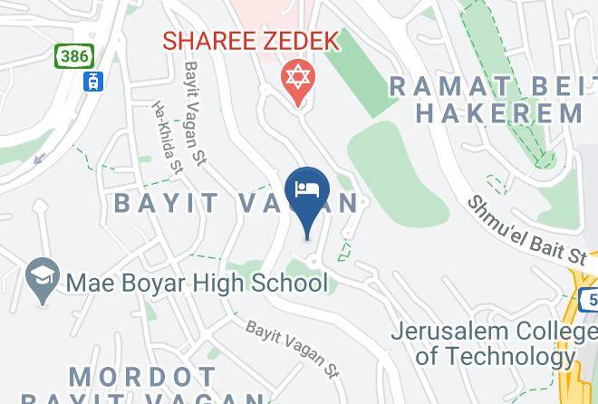 Jerusalem - Shalom Hotel Jerusalem Maps