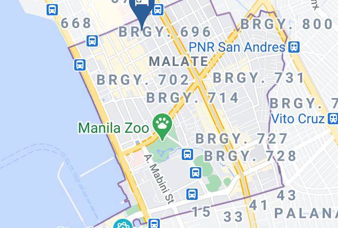 Shalom Hotel Manila Map