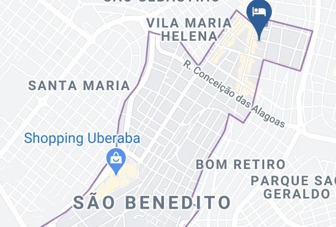Uberaba - Shalon Hotel Maps