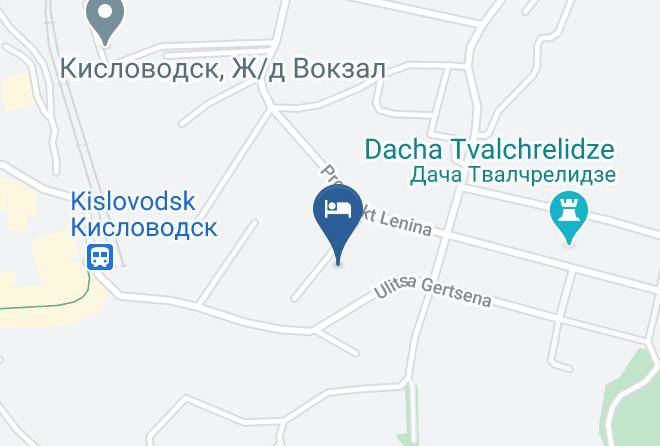 Kislovodsk - Shalyapin Pension Maps