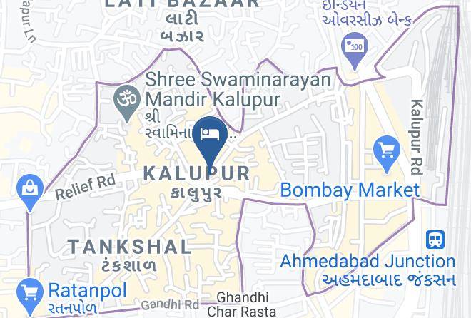 Ahmadabad - Shamiana Hotel Maps