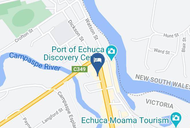 Campaspe - Shamrock Hotel Echuca Maps