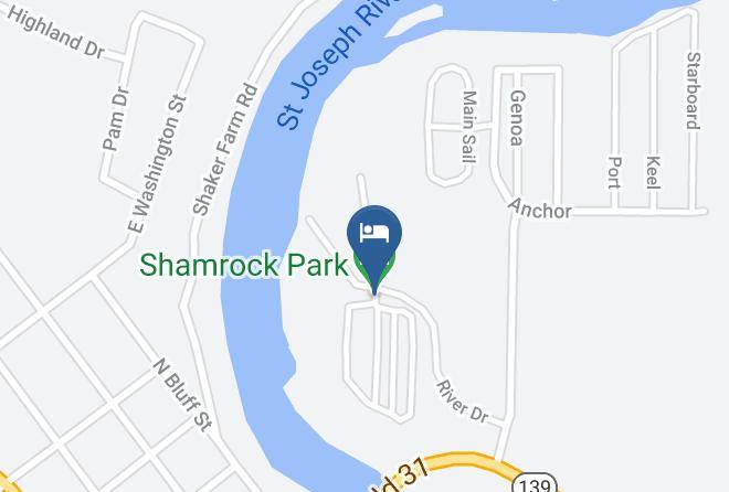 Shamrock Park Map