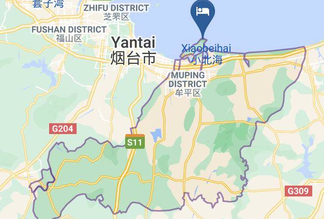 Yantai - Shandong Hi Speed Group Yantai Longhai Hotel Maps