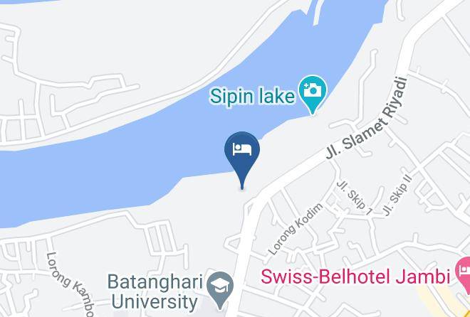 Kota Jambi - Shang Ratu Hotel Maps