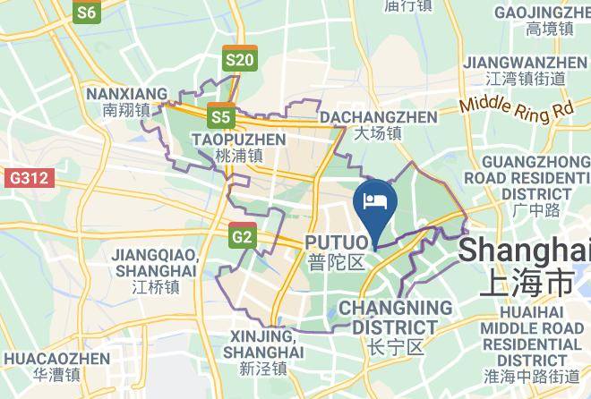 Putuo District - Shanghai Ganghong Hotel Maps