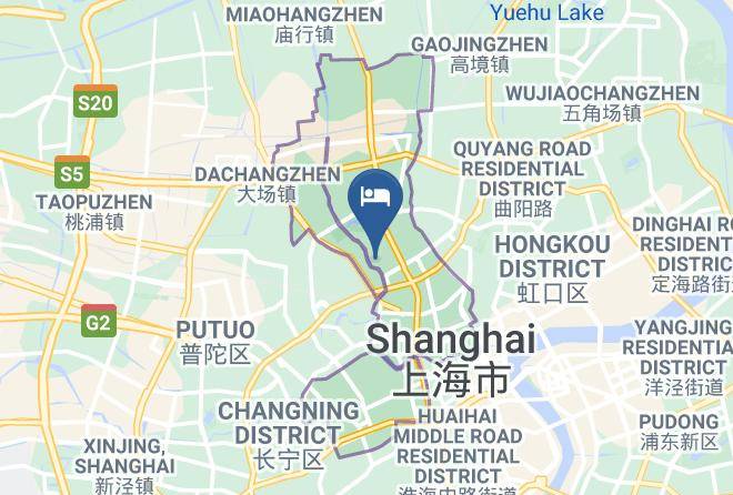 Jing An District - Shanghai Gu Tian Hotel Maps