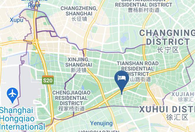 Changning District - Shanghai Gubei Menglongyi Manxin Hotel Maps
