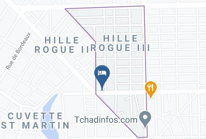 N Djamena - Shanghai Hotel Restaurant Maps