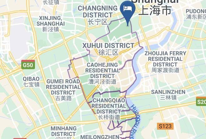 Xuhui District - Shanghai Ketangjian Boutique Hotel Maps