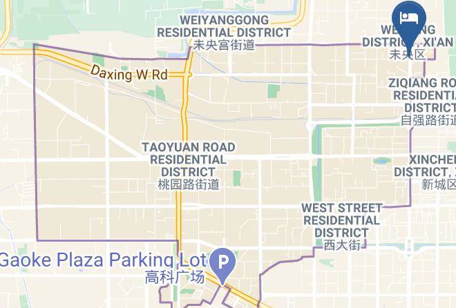 Xi An - Shangjian Capsule Hotel Xi'an Longshou Maps