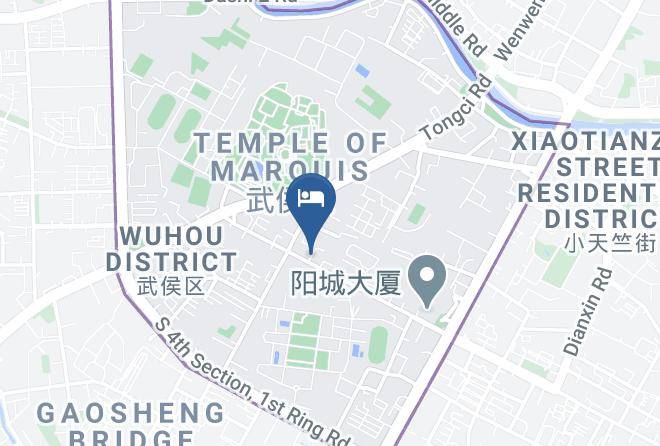 Chengdu - Shangjin Hemei Hotel Maps