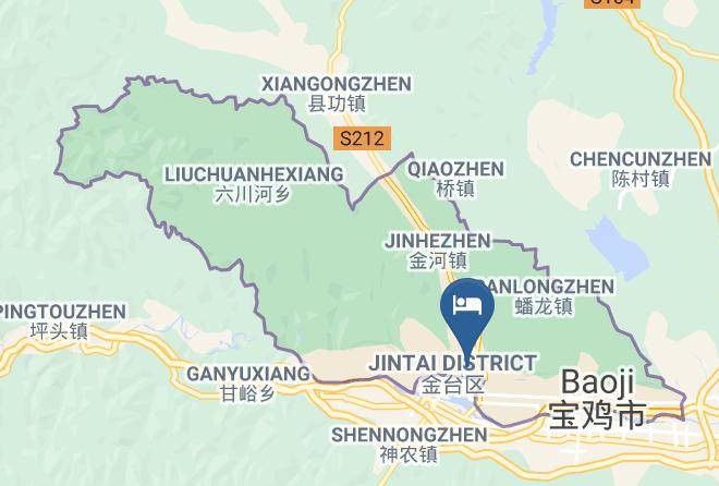 Baoji - Shangkeyou Hotel Maps