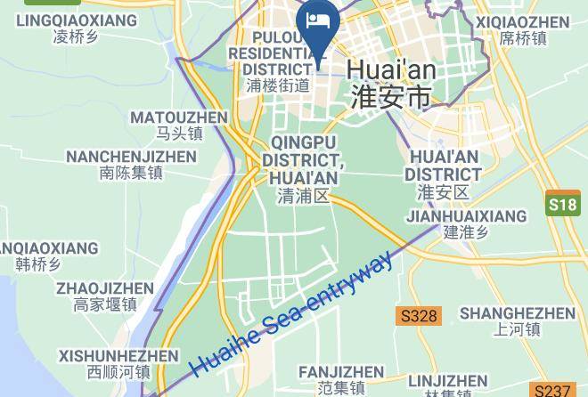 Huaian - Shangkeyou Hotel Maps