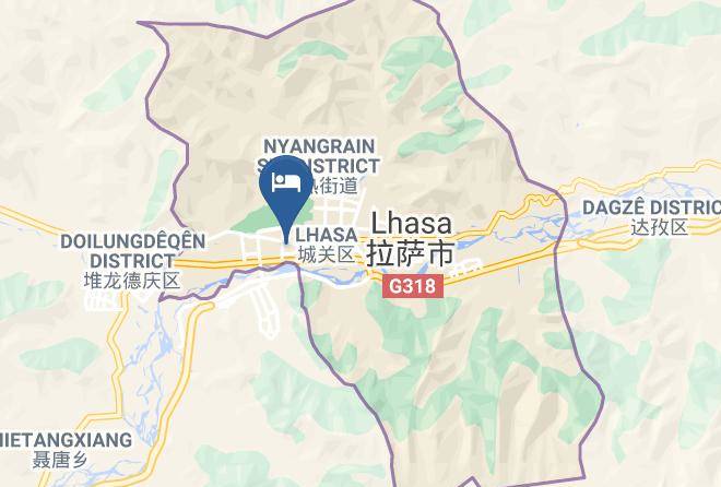 Shangri La Hotel Lhasa Map