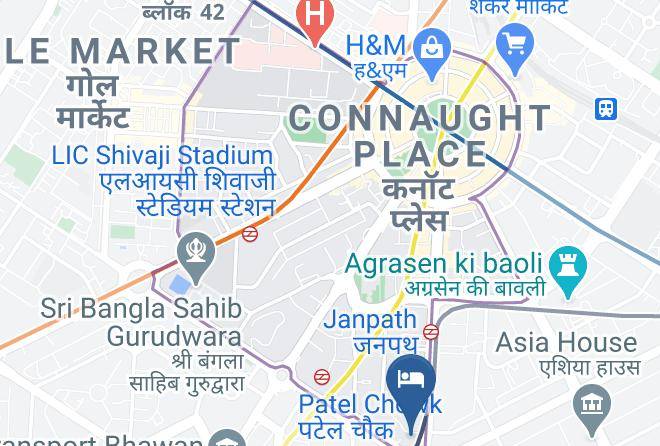 New Delhi - Shangri La's Eros Hotel Maps