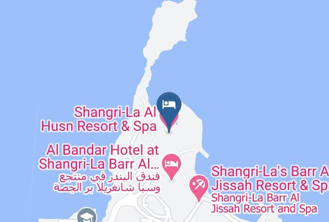 Muscat - Shangri La Al Husn Resort & Spa Maps