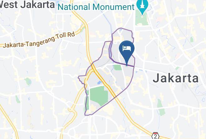 Central Jakarta - Shangri La Hotel Jakarta Maps
