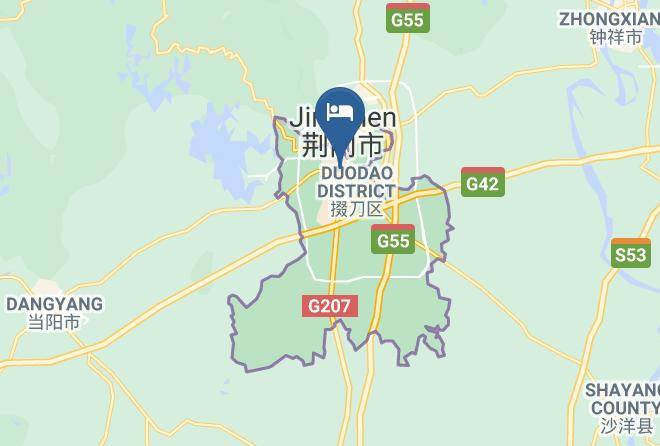 Jingmen - Shangyiete Chain Hotel Jingmen Junmachang Maps