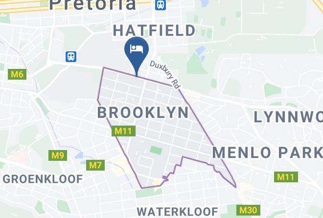 City Of Tshwane - Shani Boutique Hotel Maps