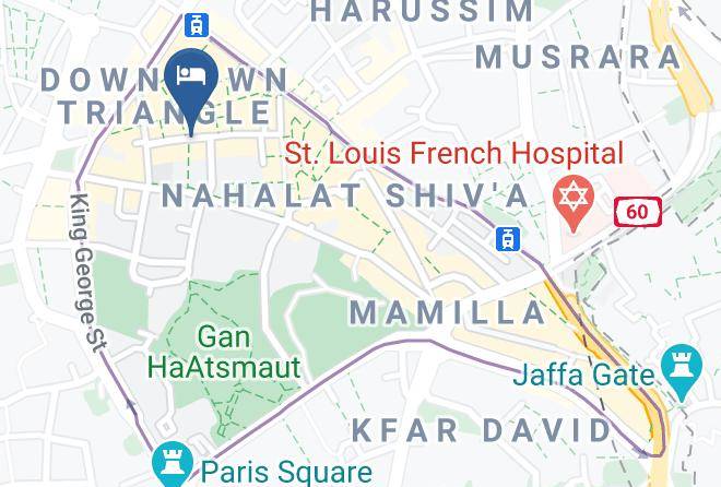 Jerusalem - Shani Hotel Maps