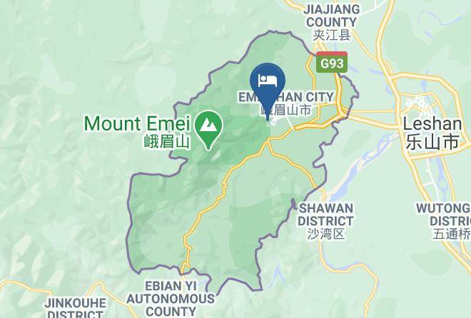 Leshan - Shanshen Hotel Maps