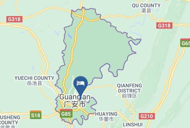 Guang An - Shanshui Garden Hotel Maps