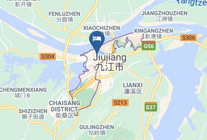 Shanshui International Hotel Jiujiang Map