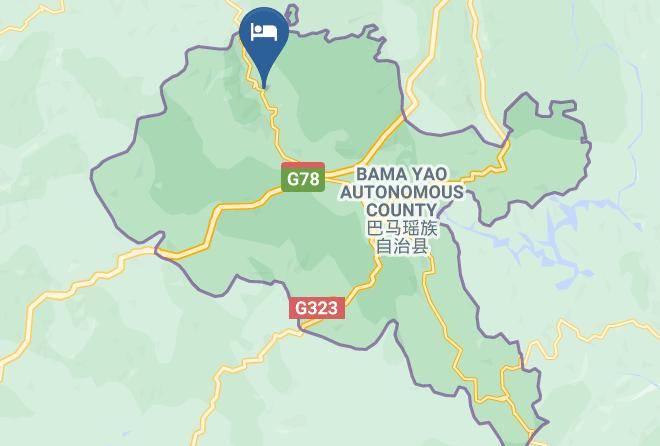 Shanshui Trends Hotel Bama Bipoyuan Map