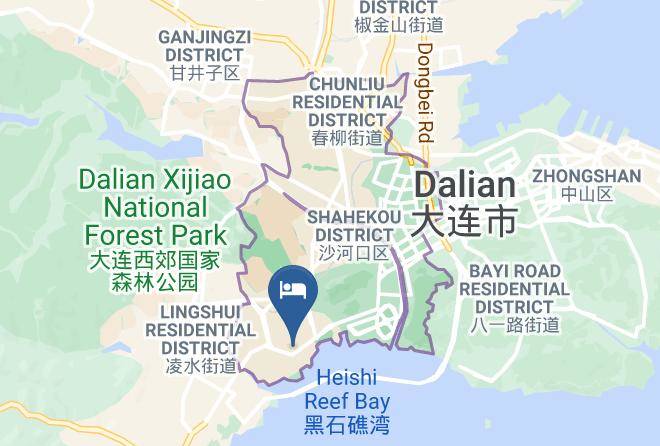 Dalian - Shanshui Trends Hotel Xinghai Park Maps