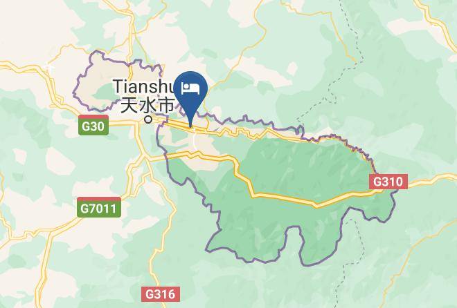 Tianshui - Shanshuigarden Hotel Maps