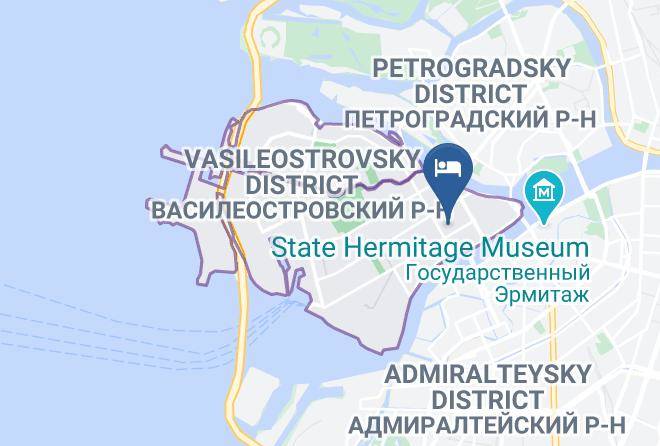 Saint Petersburg - Shante Hotel Maps