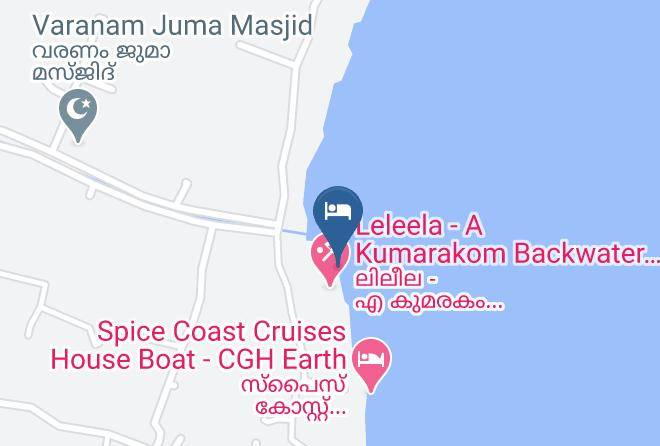 Cherthala - Shanthitheeram Lakeside Heritage Resort Maps