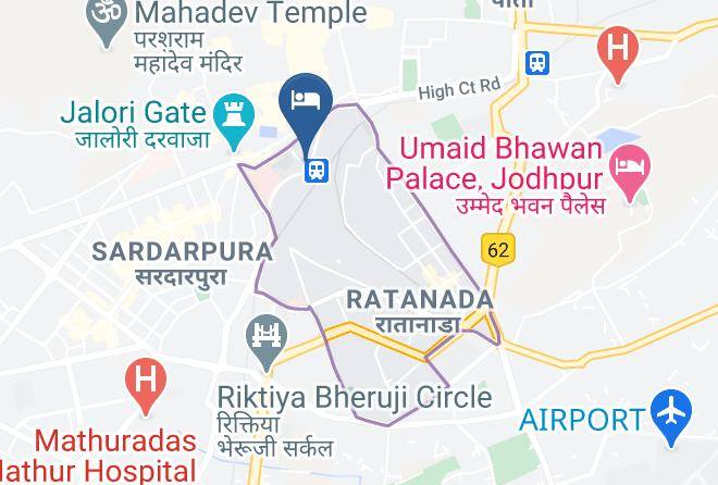 Jodhpur - Shanti Bhawan Heritage Hotel Maps