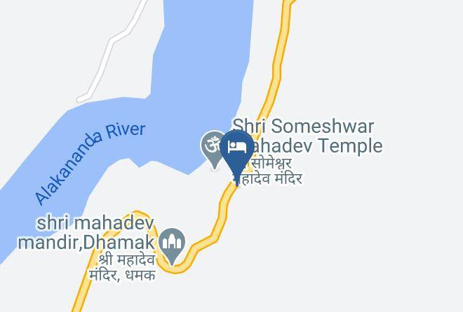 Devprayag - Shanti Kunj Resort Dhamak Maps