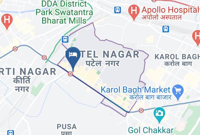 New Delhi - Shanti Palace Maps