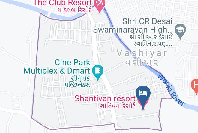 Valsad - Shantivan Resort Maps