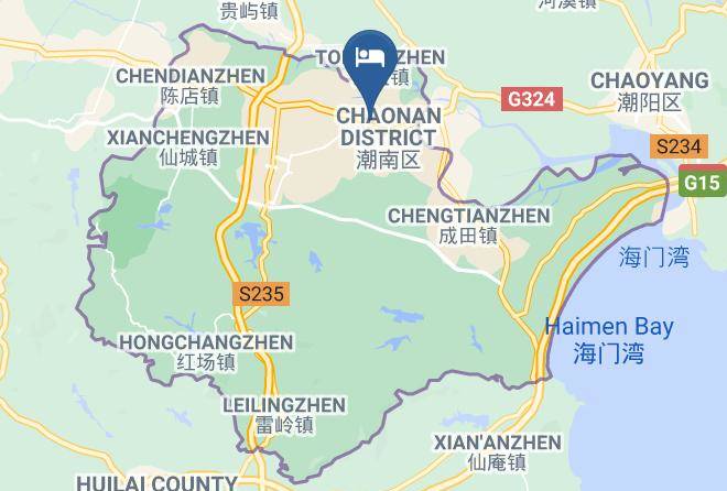 Shantou Nanhai Hotel Map