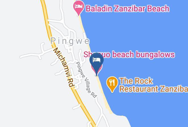 Zanzibar South - Shanuo Beach Bungalows Maps
