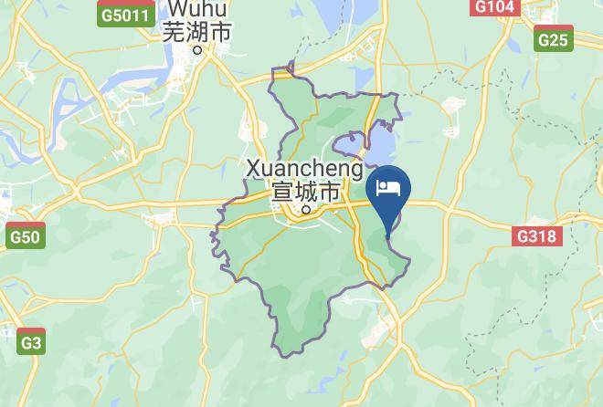 Xuancheng - Shanyuhai Qinxingu Resort Hotel Maps