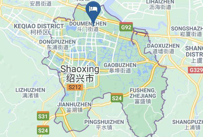 Shaoxing - Shaoxing Osden Hotel Maps