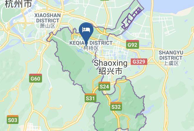 Shaoxing - Shaoxing Yeahoo Hotel Maps